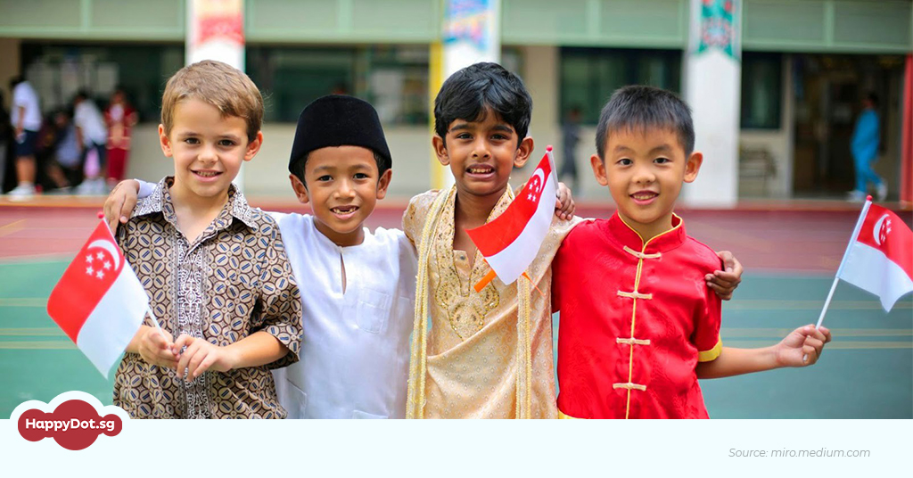 multi racial children harmony day singapore